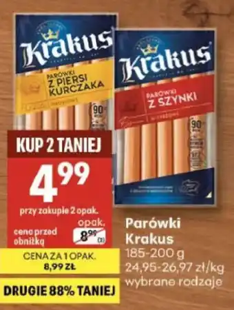 Delikatesy Centrum Parówki Krakus oferta