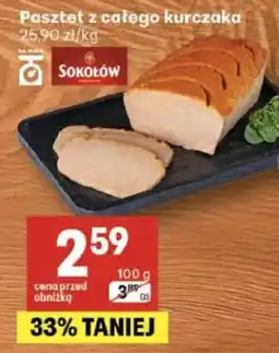 Delikatesy Centrum Pasztet z całego kurczaka Sokółów oferta