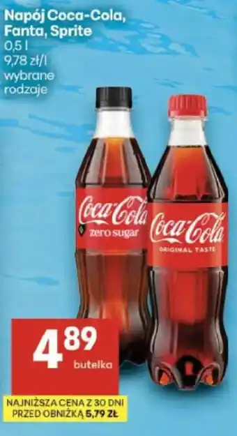 Delikatesy Centrum Napój Coca-Cola, Fanta, Sprite oferta