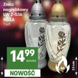 Delikatesy Centrum Znicz nagrobkowy ROŻA oferta