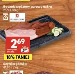 Delikatesy Centrum Boczek wędzony surowy extra Stanisławów oferta