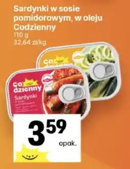 Delikatesy Centrum Sardynki w sosie pomidorowym, w oleju Codzienny oferta