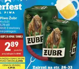 Delikatesy Centrum Piwo Żubr oferta