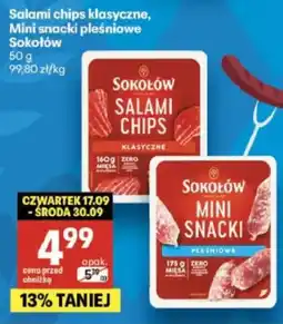 Delikatesy Centrum Salami chips klasyczne Sokołów oferta