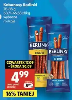 Delikatesy Centrum Kabanosy Berlinki oferta