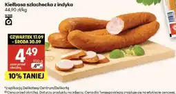 Delikatesy Centrum Kiełbasa szlachecka z indyka oferta