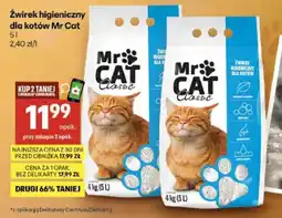 Delikatesy Centrum Żwirek higieniczny dla kotów Mr Cat Classic oferta