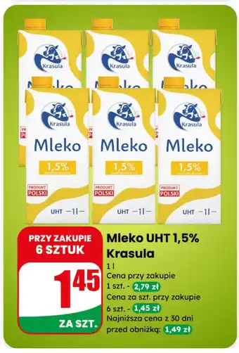 Dino Mleko UHT 1,5% Krasula oferta
