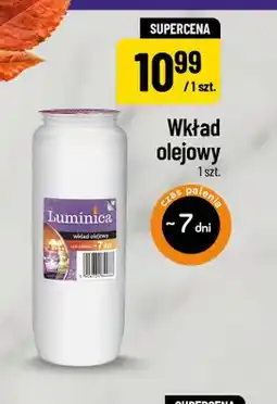 Polomarket Wkład olejowy czas palenia ~7 dni Luminica oferta