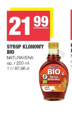 Spar Syrop klonowy bio NaturAvena oferta