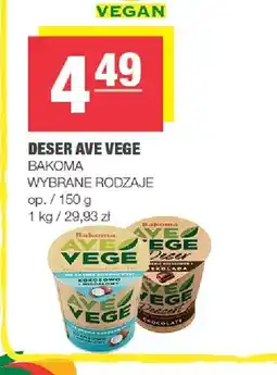 Spar Deser Ave Vege kokosowo-migdałowy Bakoma oferta