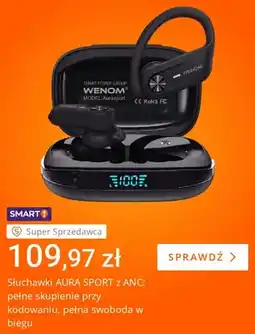 Allegro Słuchawki Aura Sport z Anc Wenom oferta