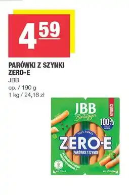 Spar Parówki z szynki Zero-E JBB oferta
