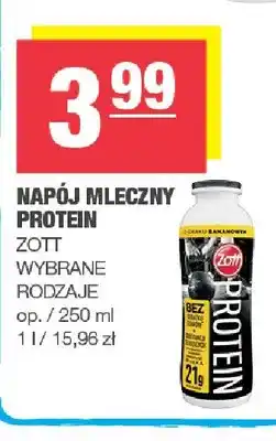 Spar Napój mleczny Protein Zott oferta