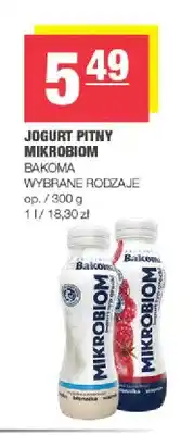 Spar Jogurt pitny Mikrobiom Bakoma oferta