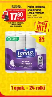 Polomarket Papier toaletowy 3-warstwowy Lanna Premium oferta