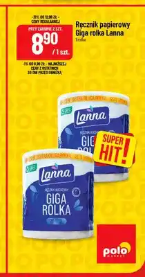 Polomarket Ręcznik papierowy Giga rolka Lanna oferta