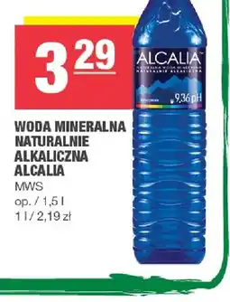 Spar Woda mineralna niegazowana naturalnie alkaliczna Alcalia oferta