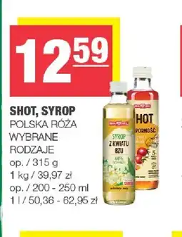 Spar Shot, syrop Polska Róża oferta
