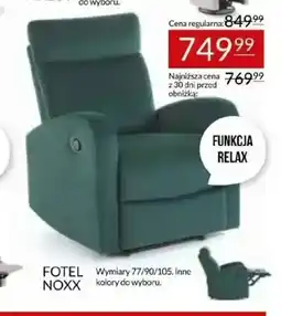 Abra Fotel Noxx oferta