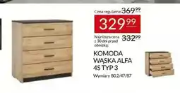 Abra Komoda wąska Alfa 4S Typ 3 oferta