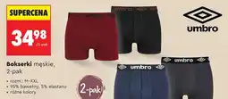 Biedronka Bokserki męskie , 2 pak oferta