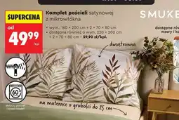 Biedronka Komplet pościeli satynowej z mikrowłókna oferta