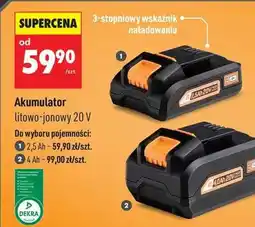Biedronka Akumulator litowo-jonowy 20 V oferta