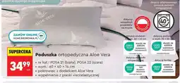 Biedronka Poduszka ortopedyczna Aloe Vera oferta