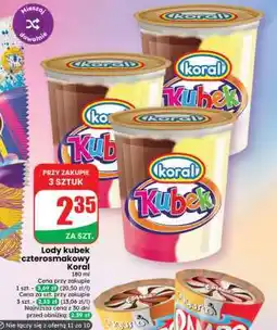 Dino Lody kubek czterosmakowy Koral oferta