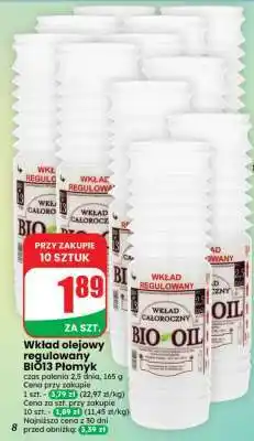 Dino Wkład olejowy regulowany BIO13 Płomyk oferta
