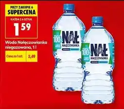 Biedronka Woda Nałęczowianka niegazowana, 1l oferta