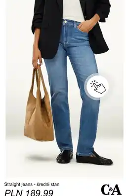 C&A Straight jeans - średni stan oferta