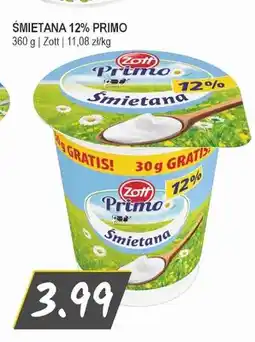 Słoneczko Śmietana Primo 12% oferta