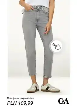 C&A Mom jeans wysoki stan C & A oferta