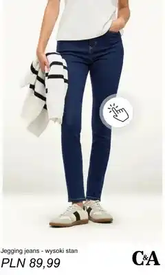 C&A Jegging jeans - wysoki stan C & A oferta