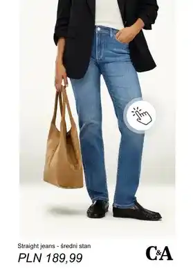 C&A Straight jeans - średni stan C & A oferta