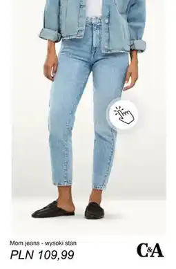 C&A Mom jeans wysoki stan C & A oferta