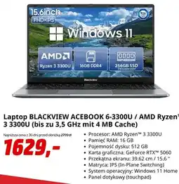 Media Markt Laptop Blackview Acebook 6-3300U Amd Ryzen 3 3300U oferta