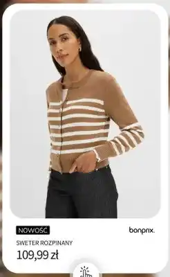 BonPrix Sweter rozpinany Bonprix oferta