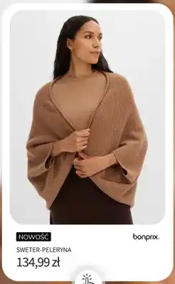 BonPrix Sweter-peleryna Bonprix oferta