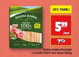 API MARKET Dolina Dobra Parówki z szynki 100% bez kons oferta