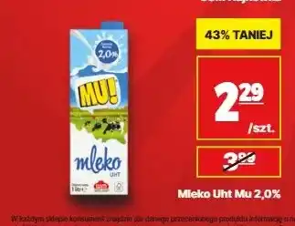 Mleko UHT Mu! 2,0%