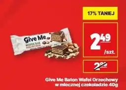 API MARKET Baton wafel orzechowy w mlecznej czekoladzie Give Me oferta