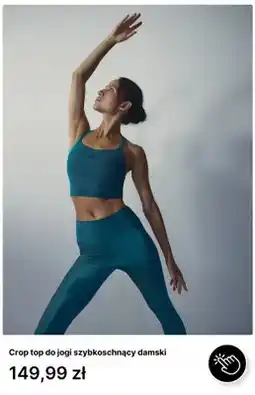 4F Crop top do jogi szybkoschnący damski 4F oferta
