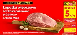 Biedronka Łopatka wieprzowa bez kości pakowana Kraina Mięs oferta