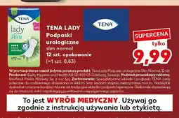 Kaufland Podpaski urologiczne slim normal Tena Lady oferta