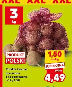Kaufland Buraki czerwone polskie oferta