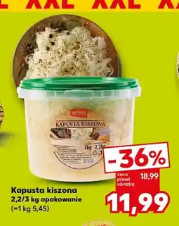 Kaufland Kapusta kiszona Artman oferta