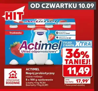 Kaufland Napój probiotyczny Actimel 8-pak oferta